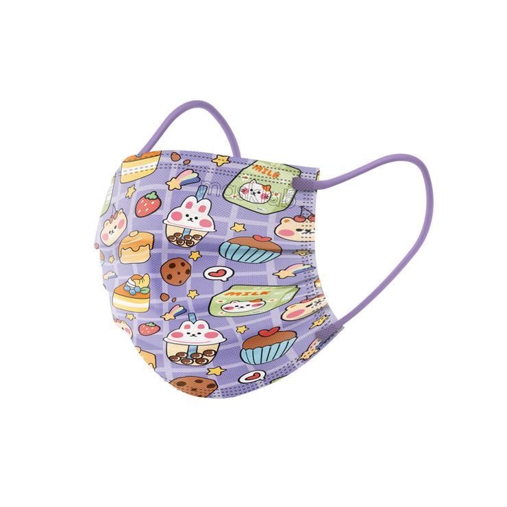 Cute Pastries Child Size 3-ply Surgical Mask 2.0 (Pouch of 10)