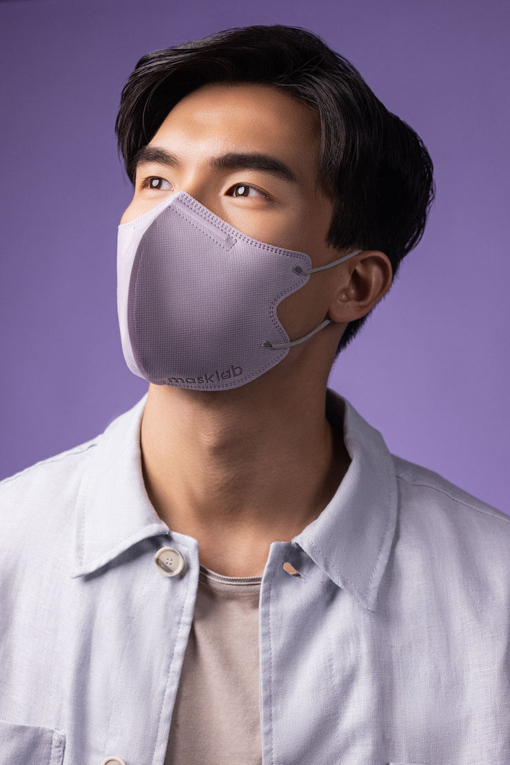 THE WANDERER 3-ply 2D Slim Fit Mask - L Size (New Box of 5, Individually-wrapped)
