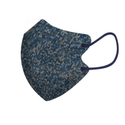 藍調紡織三層2D纖面型口罩 - 大碼 (袋裝5個)