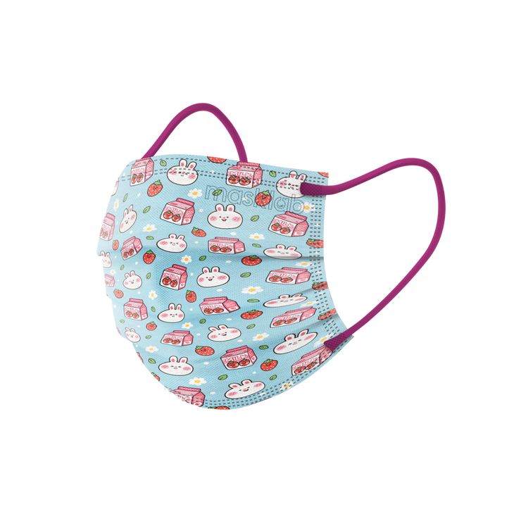 Bunny Milk Child Size 3-ply Surgical Mask 2.0 (Pouch of 10)