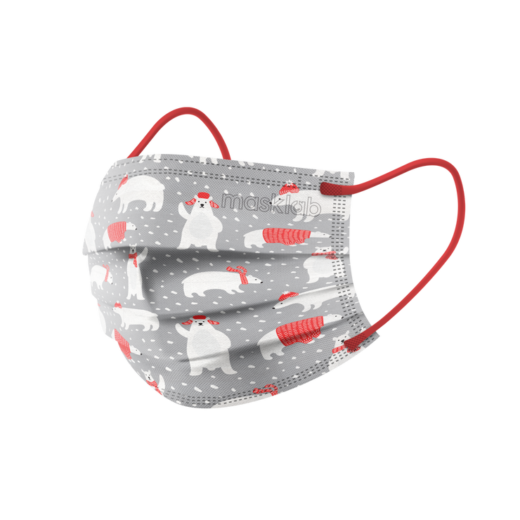 聖誕宮殿中童三層外科口罩 2.0 (盒裝10個 獨立包裝)