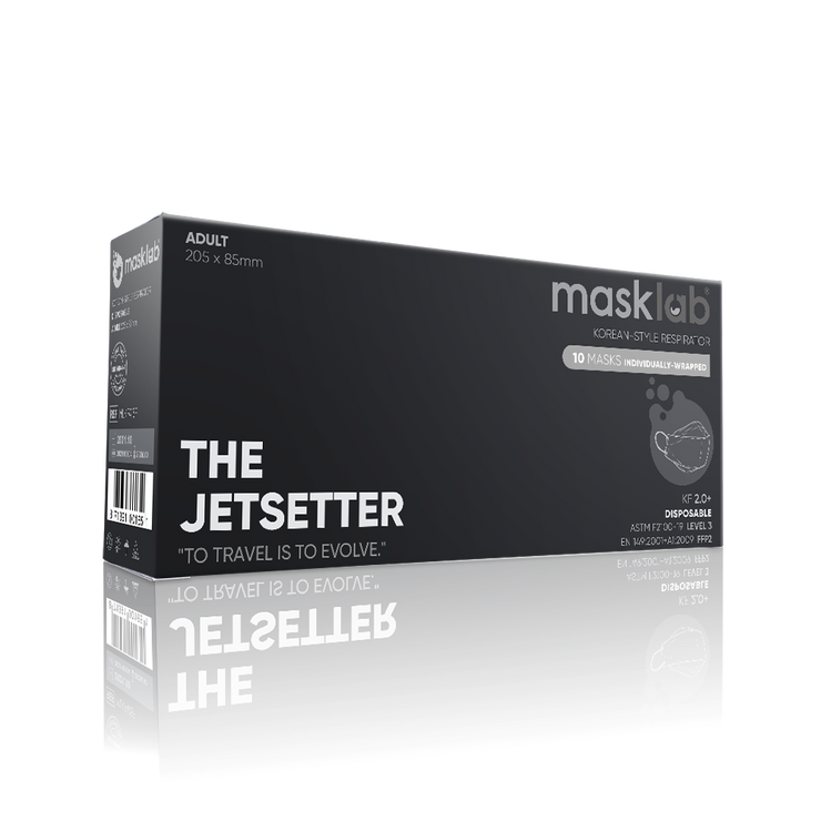 THE JETSETTER成人韓式立體口罩 2.0 (盒裝10個 獨立包裝)
