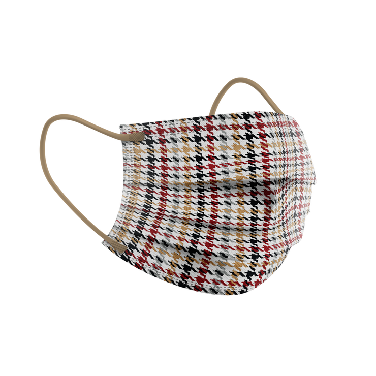 Ceremony Plaid Adult 3-ply Surgical Mask 2.0 (Box of 10, Individually-wrapped)