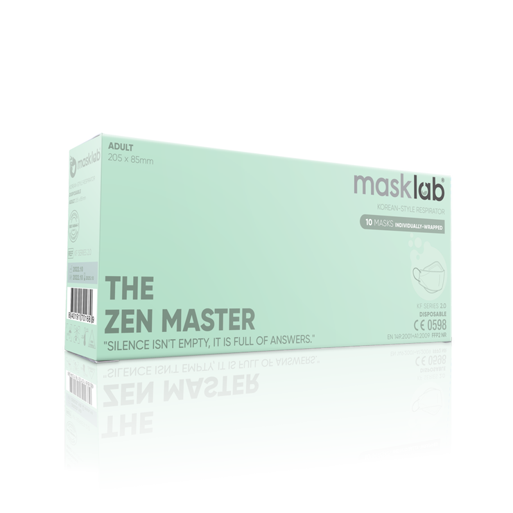 THE ZEN MASTER成人韓式立體口罩 2.0 (盒裝10個 獨立包裝)